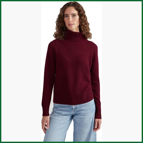 100% Cashmere Turtleneck Sweater Regular Fit Pullover